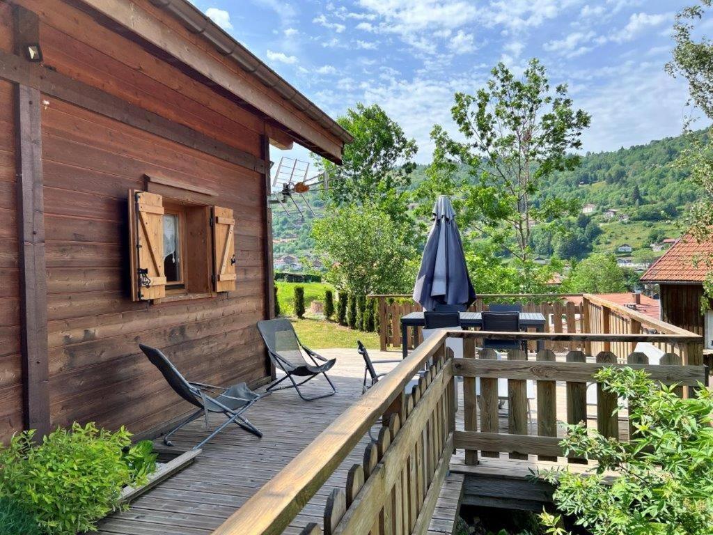Le Chalet Du Pere Michel, Jacuzzi, Sauna, Jardin La Bresse Εξωτερικό φωτογραφία
